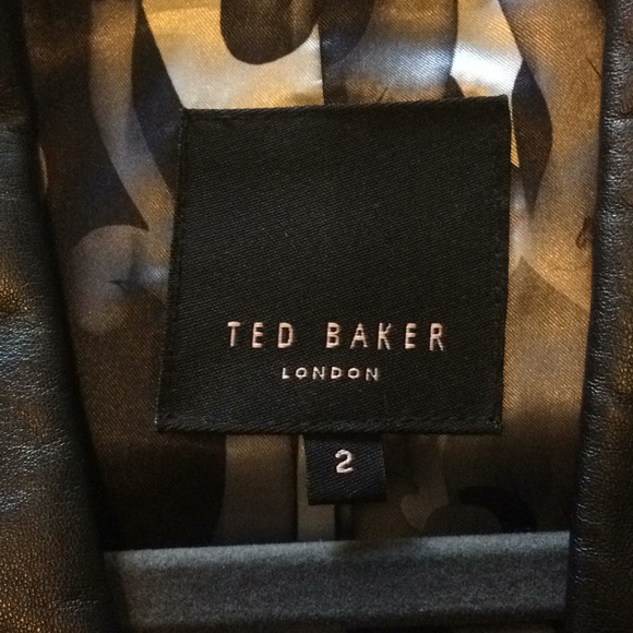 Ted Baker Leather jacket size 2 - Picture 7 of 11